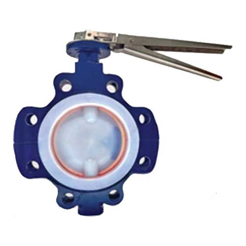 LUG TYPE LINED BUTTERFLY VALVE